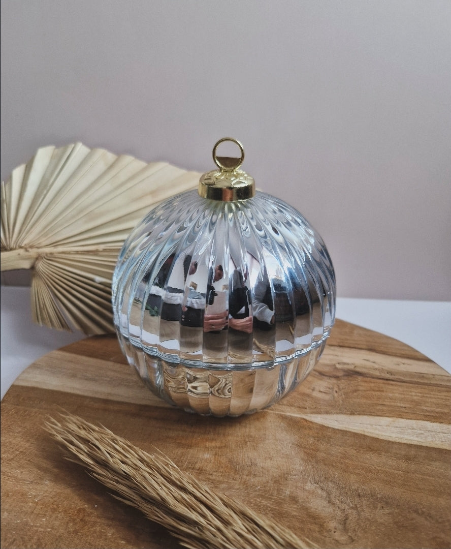 Silver christmas Bauble - 230ml