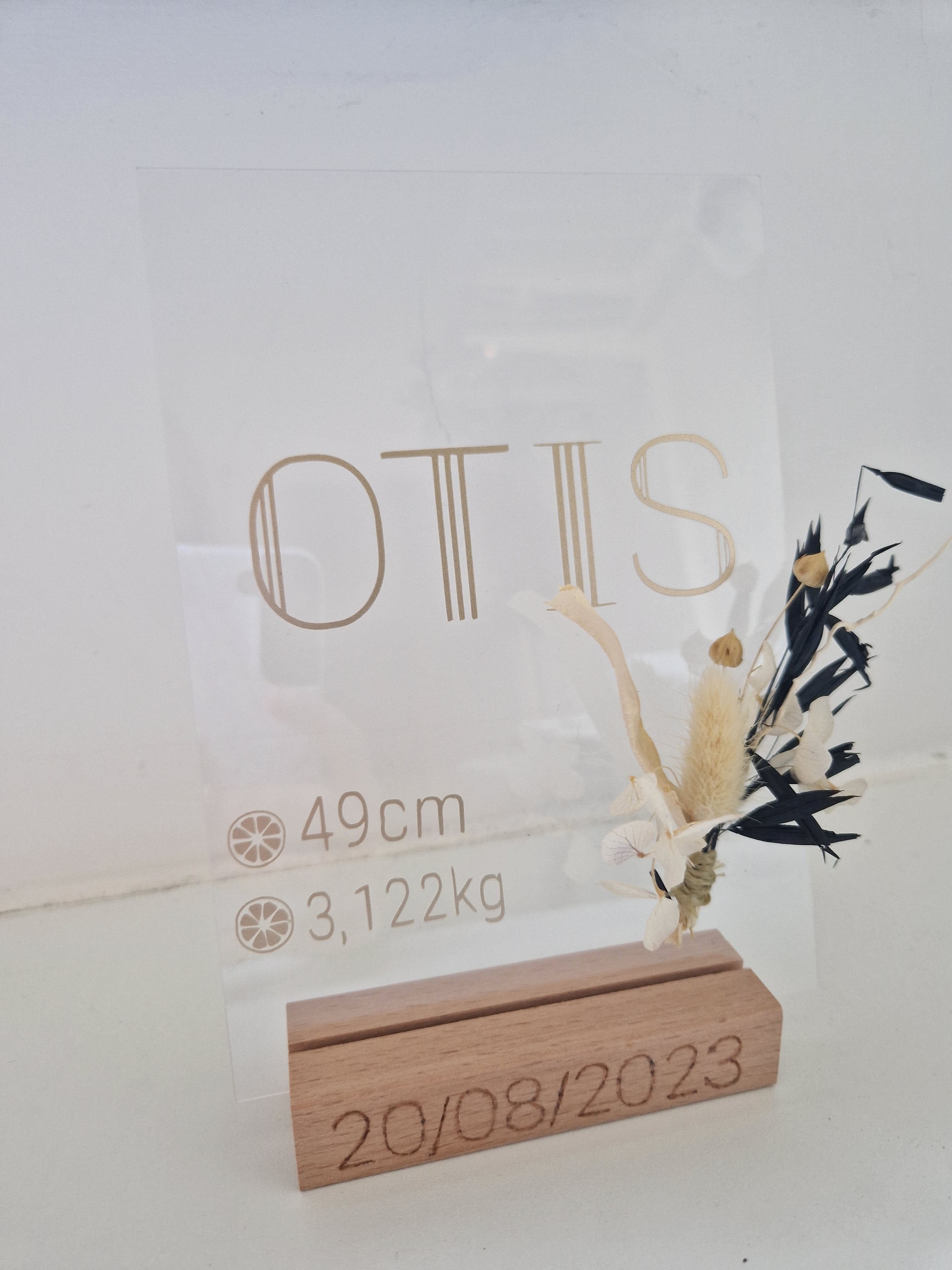 Gepersonaliseerde acrylplaten