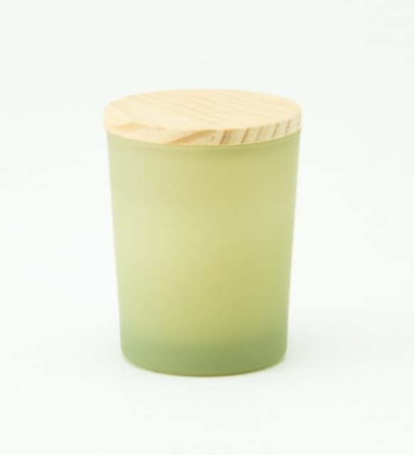 Mini geurkaars met houten deksel