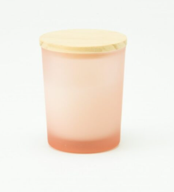 Mini geurkaars met houten deksel