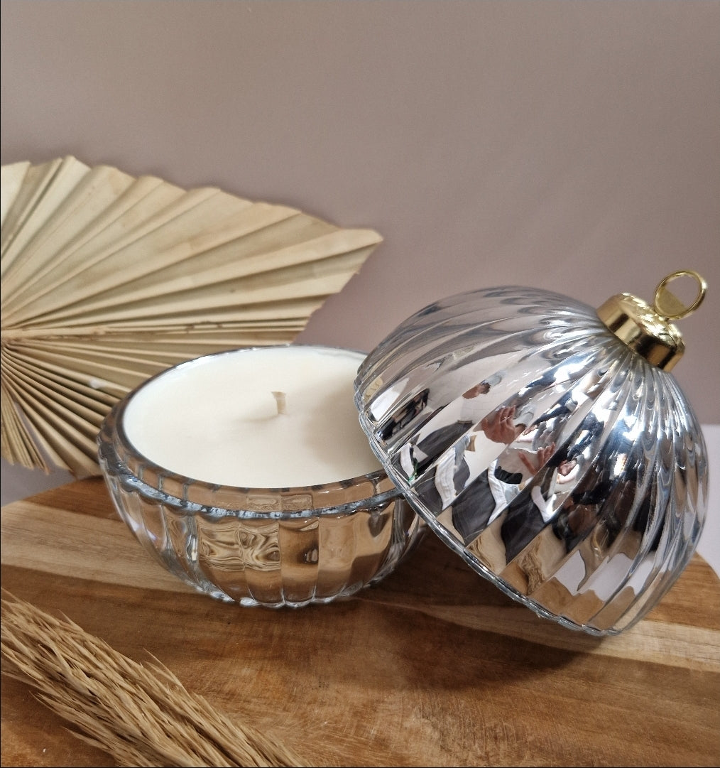 Silver christmas Bauble - 230ml
