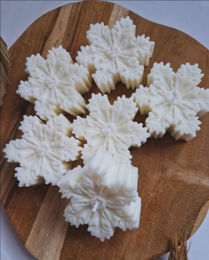 Winterse sneeuwvlokkaars