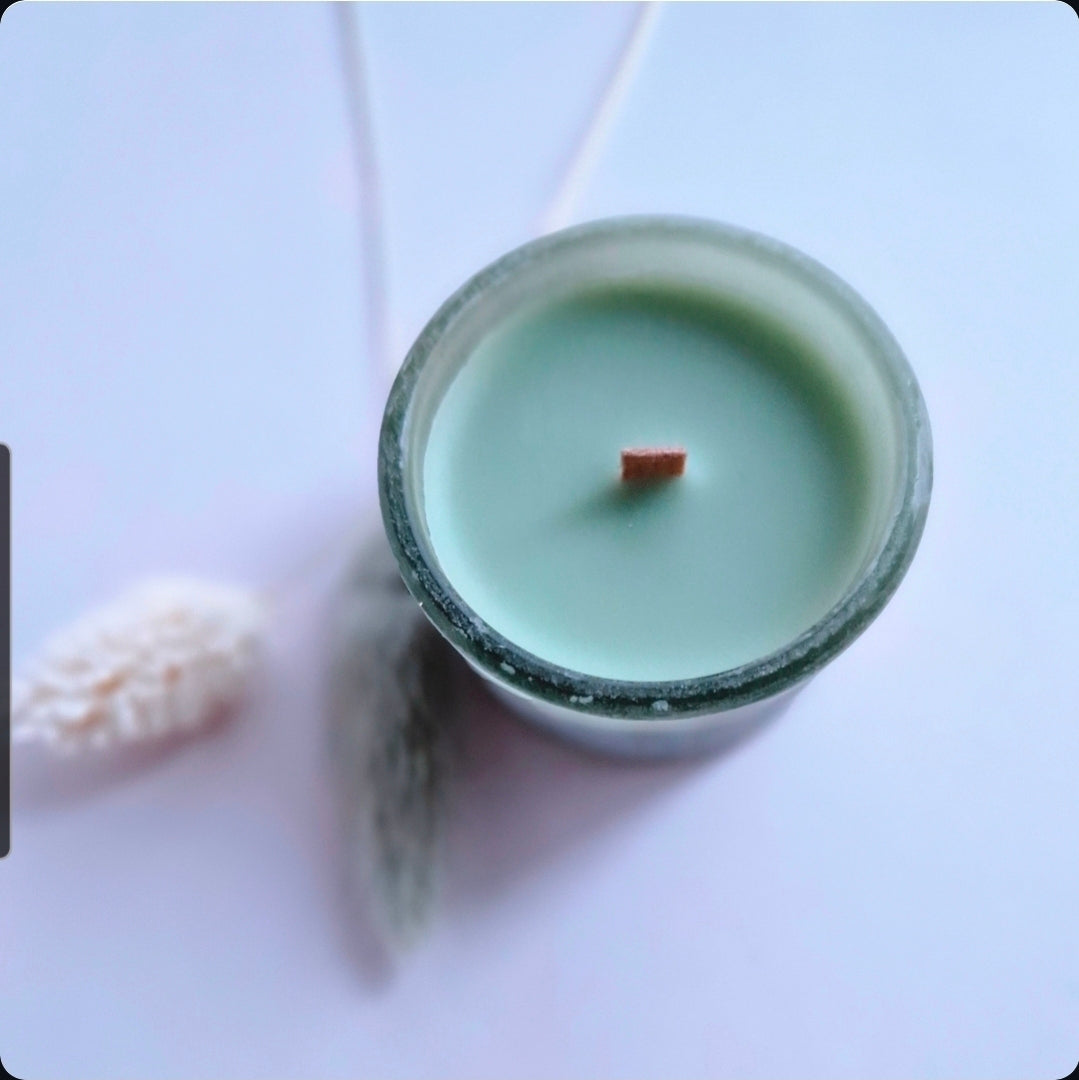 Mini stone kaars Eucalyptus