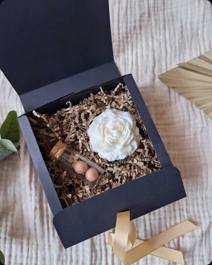 Geschenkset blossombs & kaars
