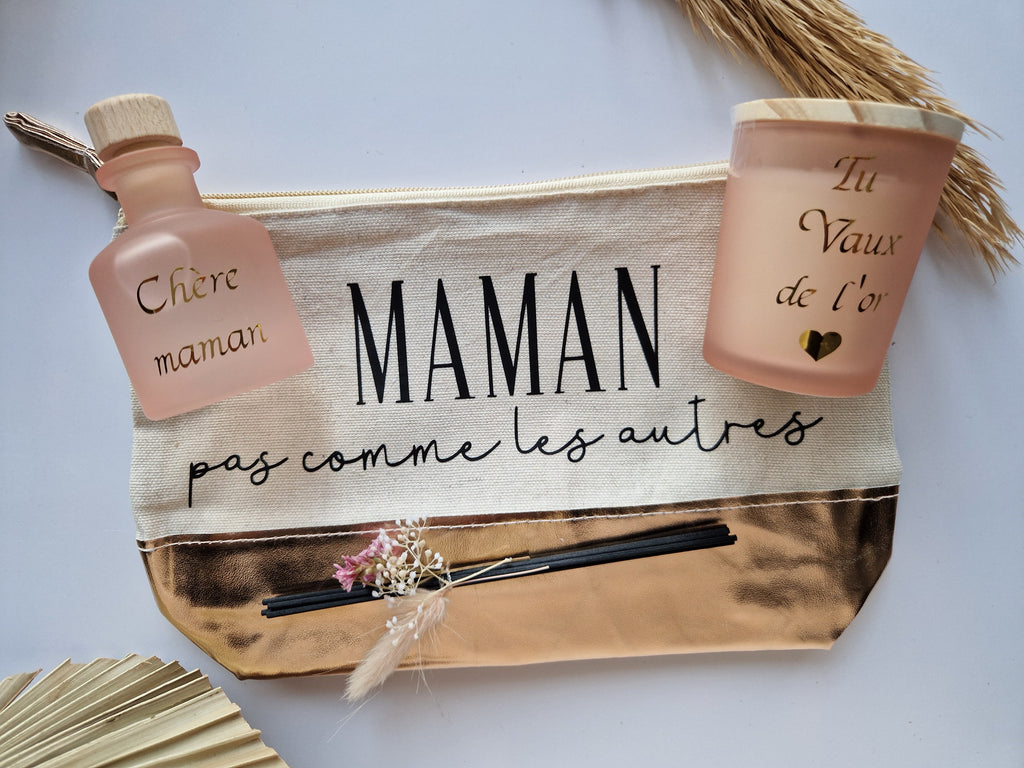 Cadeauset met geurflesje en kaars